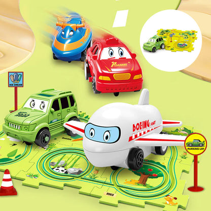 PuzzleRacer™ Kids Car Track Set