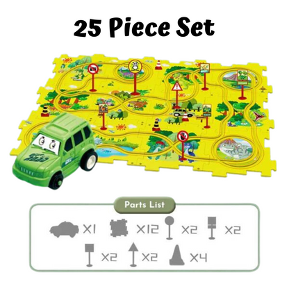 PuzzleRacer™ Kids Car Track Set