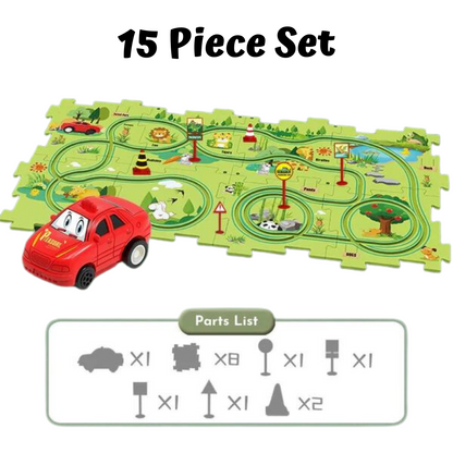 PuzzleRacer™ Kids Car Track Set